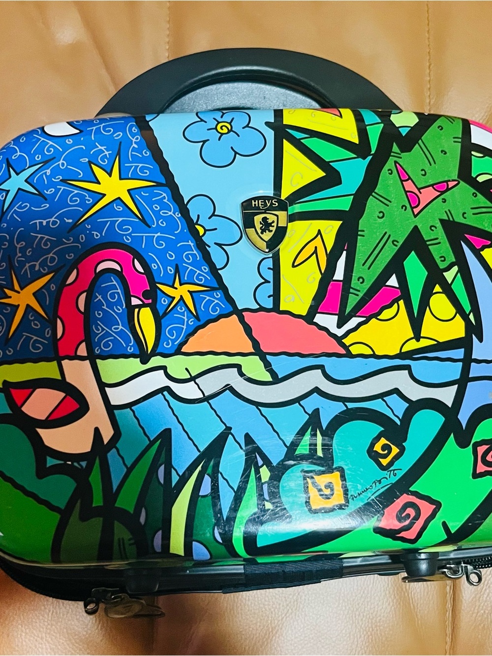Britto Heys Garden Hard Shell Makeup Case Hard To Find!
